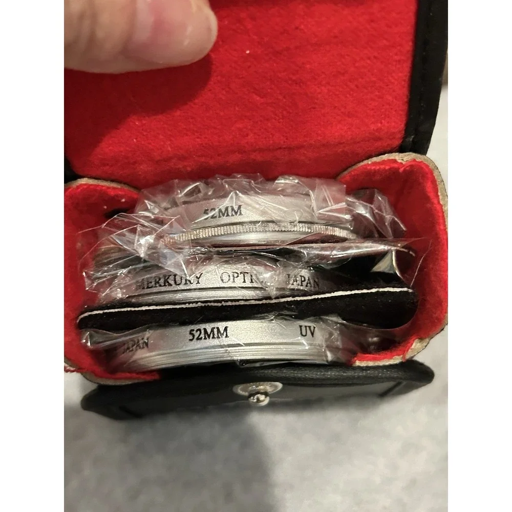 Merkury Mercury Optics 3-Piece 52mm High Resolution Filter Set New in‎ Box
